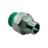 Муфта комбинированная разъемная раструбная ПП D40-1 1/4″НР Green AntiFire